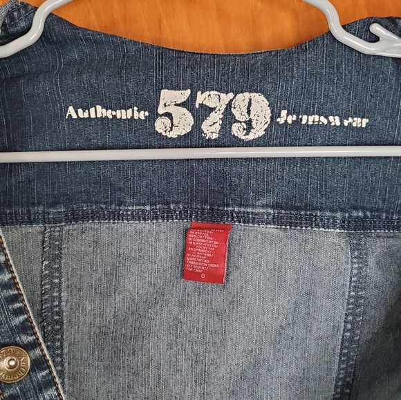 Y2K Vintage 579 Blue Jean Romper - Picture 3 of 3